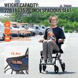 Lightweight foldable wheelchair